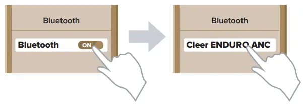 cleer 7141 Enduro ANC Active Noise Cancellation Headphone - Bluetooth device