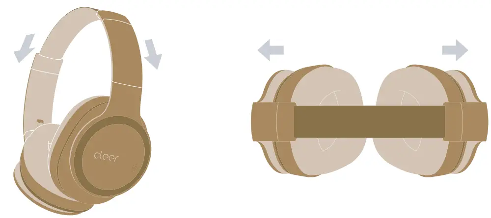 cleer 7141 Enduro ANC Active Noise Cancellation Headphone - Fitting