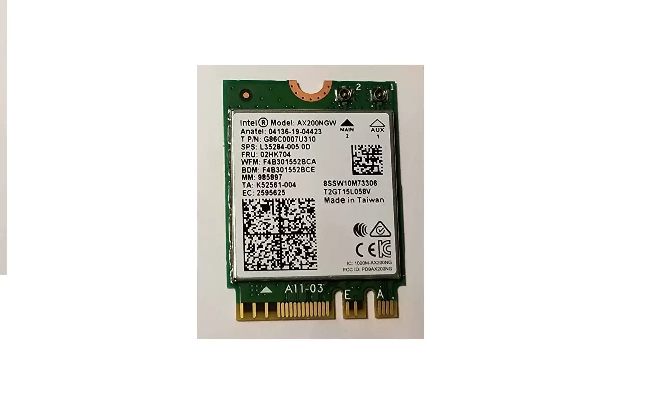 Visionke Ax200 Wi-fi Card Bluetooth Adapter User Manual