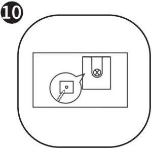 Wall mounting template