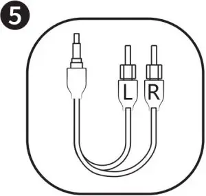 3.5mm toRCA audio cable