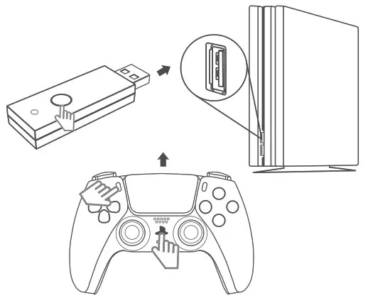 MAYFLASH MAGIC-NS Lite USB Wireless Adapter - adapter1