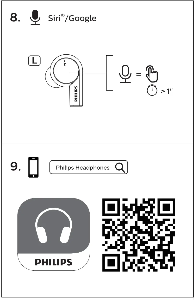 PHILIPS TAT5505 5000 Series Wireless Earbuds - 2