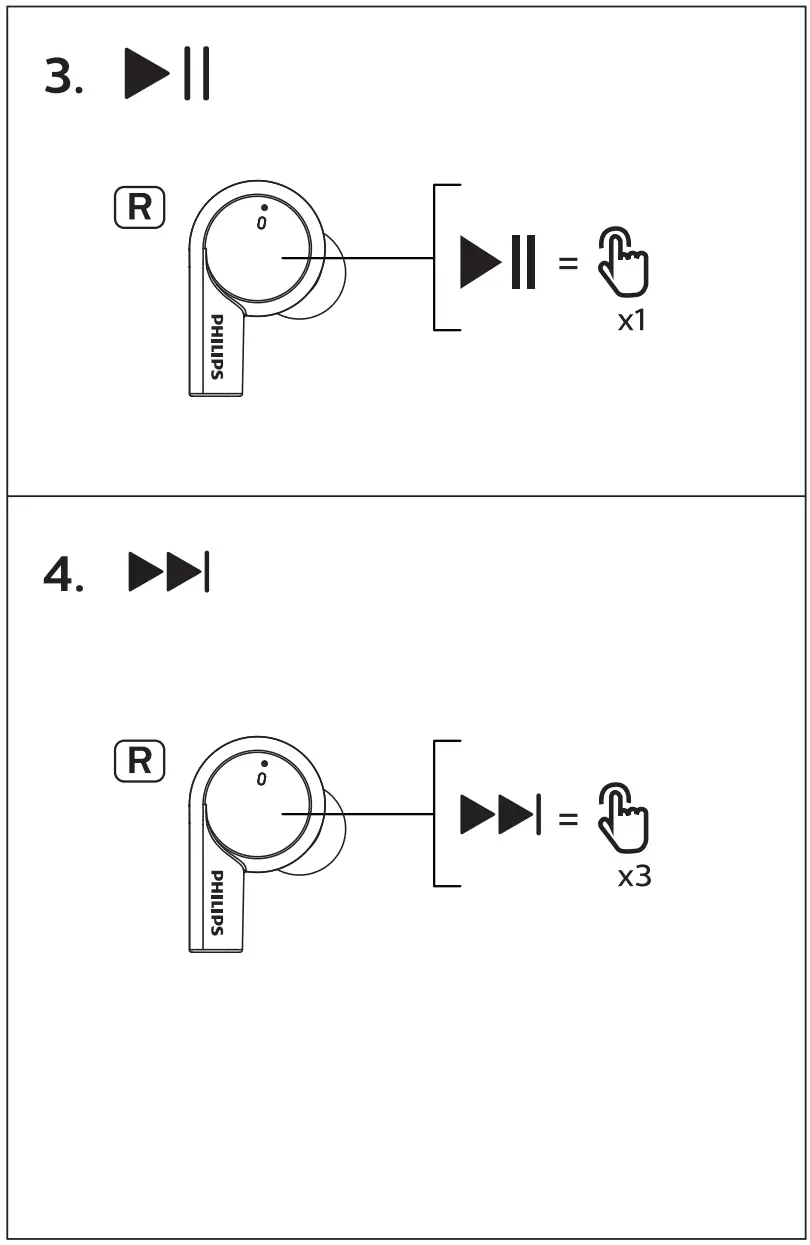 PHILIPS TAT5505 5000 Series Wireless Earbuds - 5