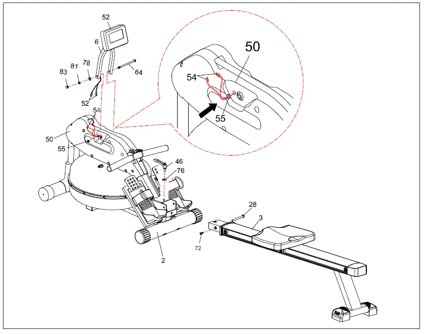 virtufit-VFWROW900-Foldable-Water-Resistance-Row-900-Roeitrainer-fig16