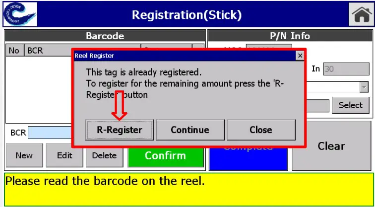 Ceyon Telinventory Registration Device - Registration Device 10