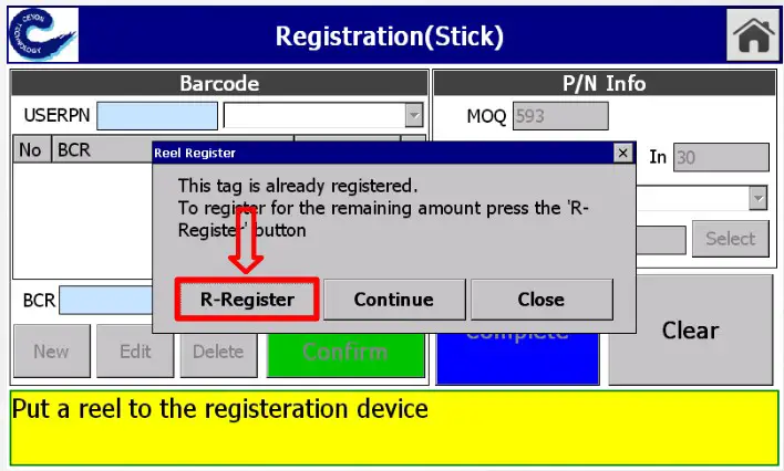 Ceyon Telinventory Registration Device - Registration Device B 12
