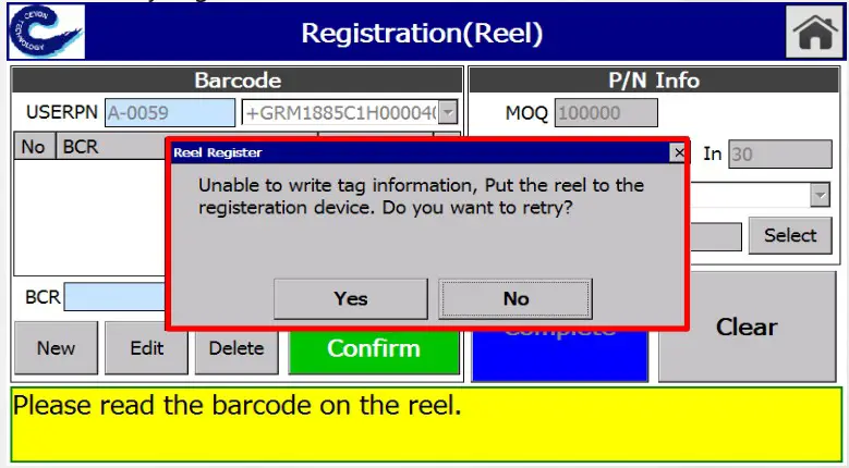 Ceyon Telinventory Registration Device - Registration Device B 14