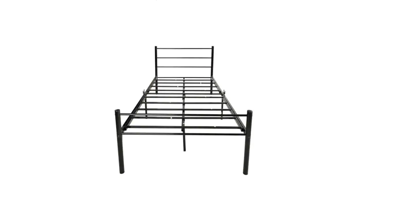 Home Depot 628e Black Twin Metal Platform Bed Frame With Headboard Instructions