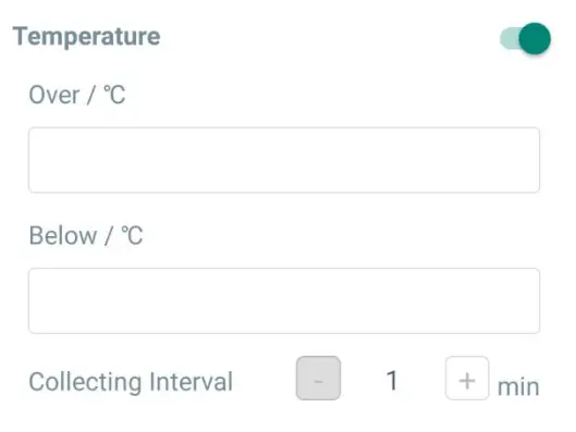 EM300-TH Temperature and Humidity Sensor Milesight - threshold