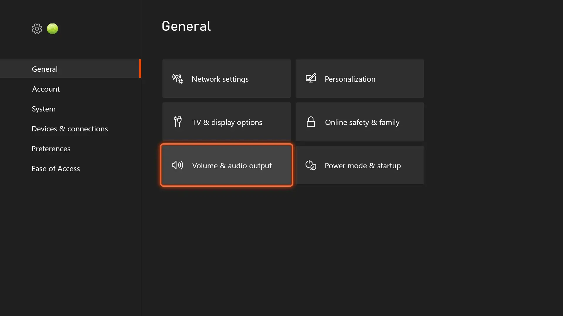 Volume & Audio Output