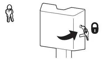 ergotron 98-543-251 Lockable CPU Wall Cabinet 32