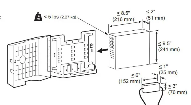 ergotron 98-543-251 Lockable CPU Wall Cabinet 5