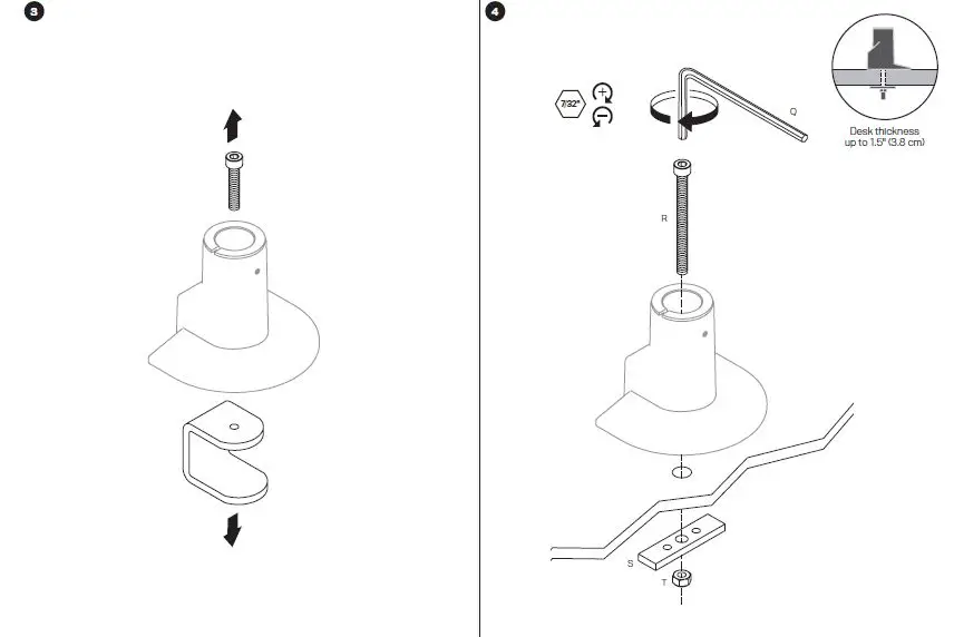 innovative-STX-11S-Staxx 1 Over 1-Monitor-Mount-fig-3