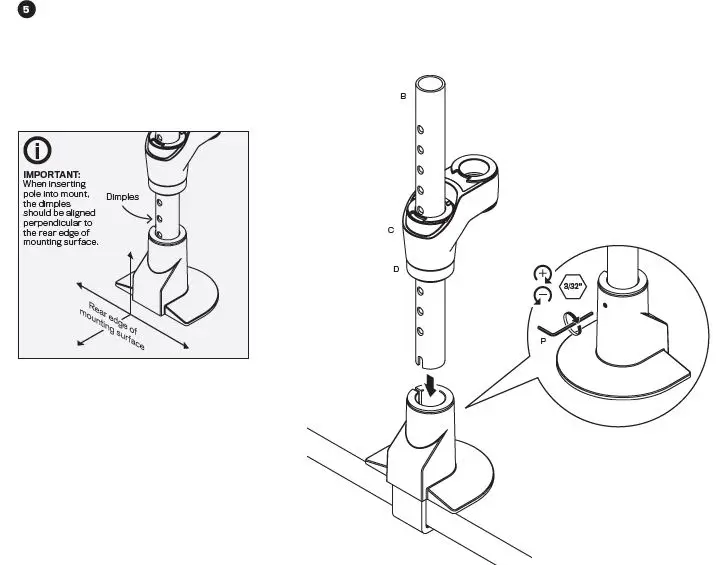 innovative-STX-11S-Staxx 1 Over 1-Monitor-Mount-fig-4