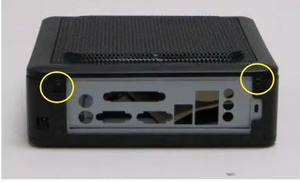 Antec ISK 110 VESA - REMOVING THE LEFT PANEL