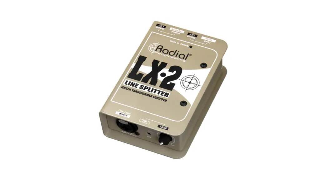 Radial Engineering Lx2 Passive Line Splitter And Attenuator User Guide