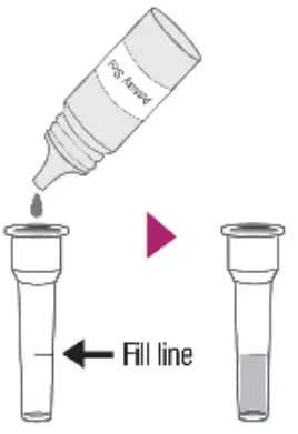 GenBody COVID-19 Ag Immunochromatographic Rapid Diagnostic Test - Test Procedure 1