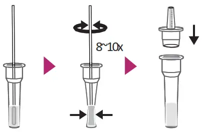 GenBody COVID-19 Ag Immunochromatographic Rapid Diagnostic Test - Test Procedure 2
