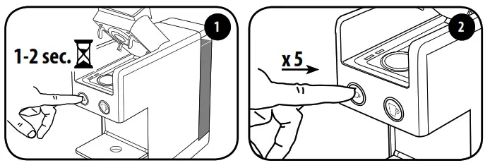 illy Y3 IPERESPRESSO Coffee Machine - TEMPERATURE