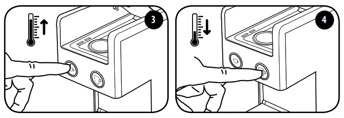 illy Y3 IPERESPRESSO Coffee Machine - TEMPERATURE1