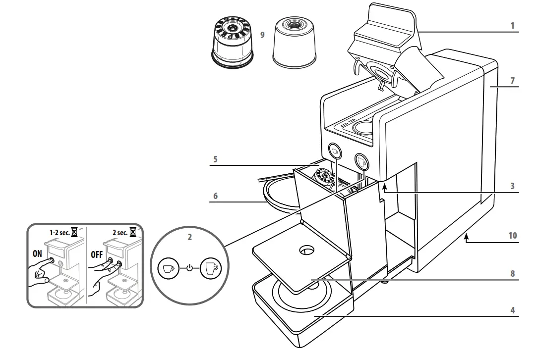 illy Y3 IPERESPRESSO Coffee Machine