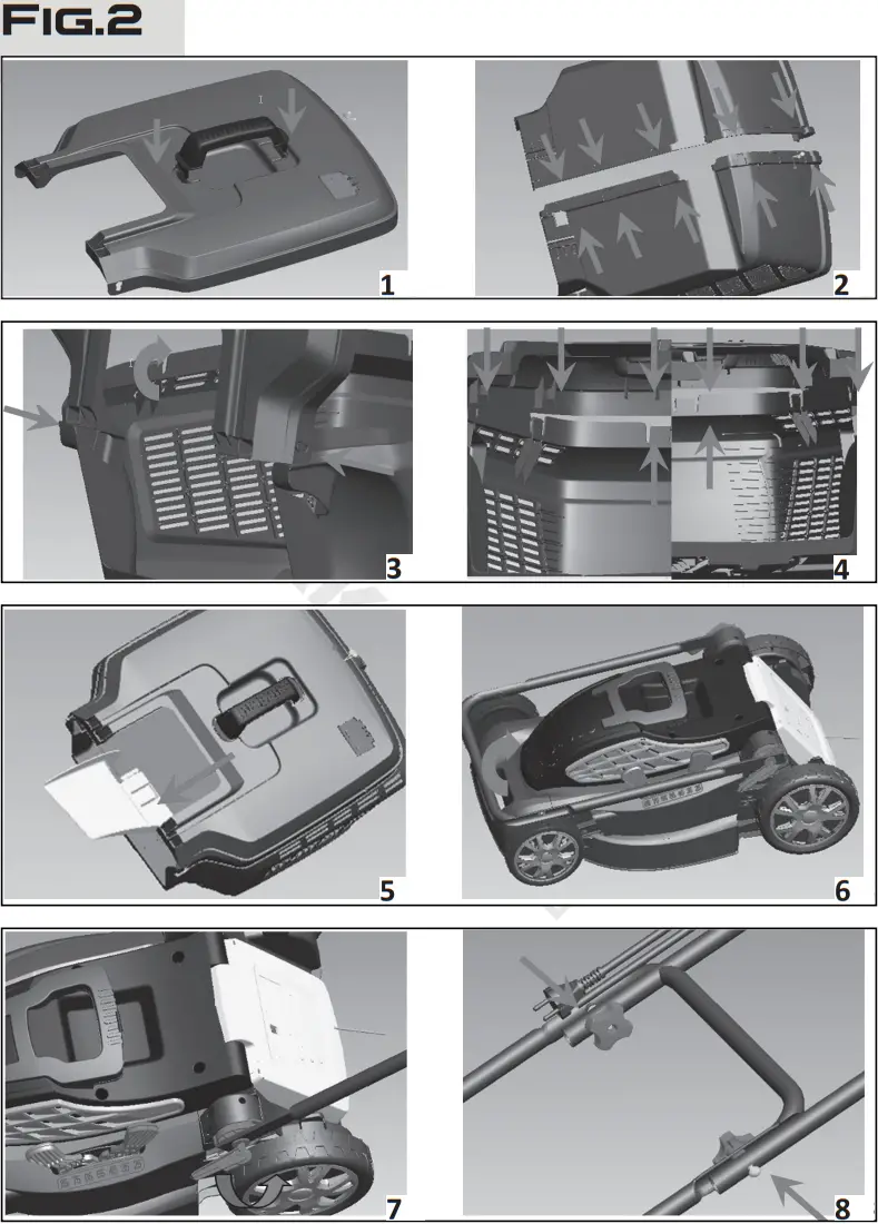 NAKAYAMA PRO EM4020 Electric Lawnmower - Fig 2