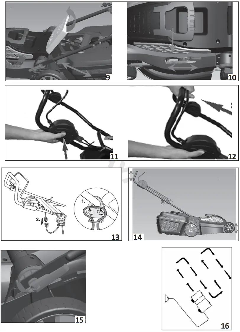 NAKAYAMA PRO EM4020 Electric Lawnmower - Fig 3