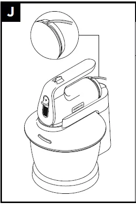 KENWOOD HMP54 chief Hand and Stand Mixer-11