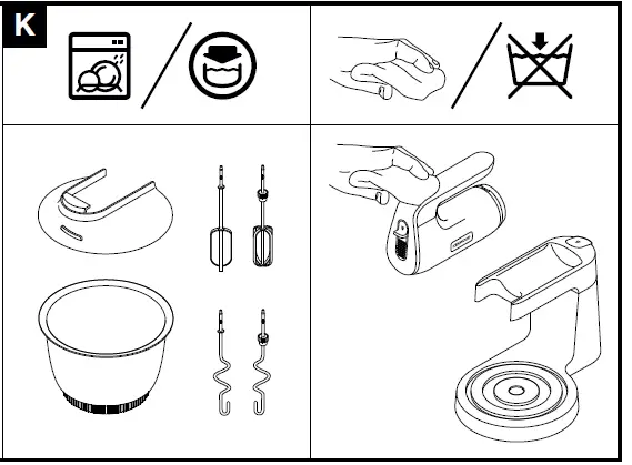 KENWOOD HMP54 chief Hand and Stand Mixer-12