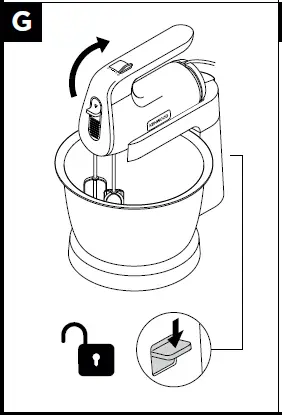 KENWOOD HMP54 chief Hand and Stand Mixer-8