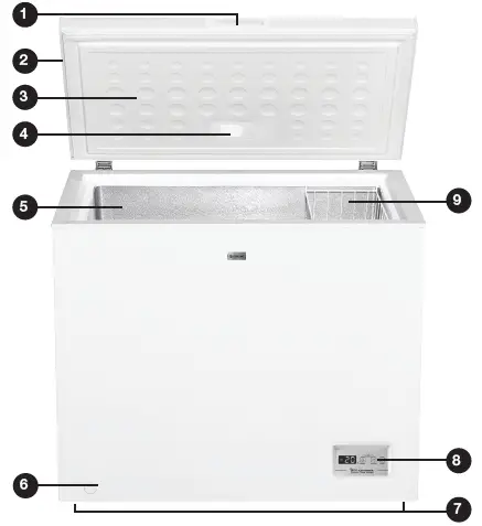 STIRLING STR-H200W 198L Chest Freezer-1