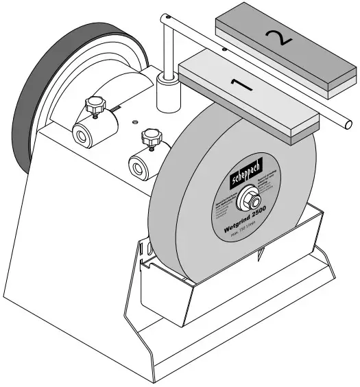 scheppach TIGER 2500 Wet Grinding Machine - FIGURE 3