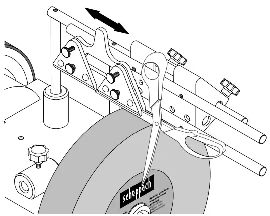 scheppach TIGER 2500 Wet Grinding Machine - FIGURE 6