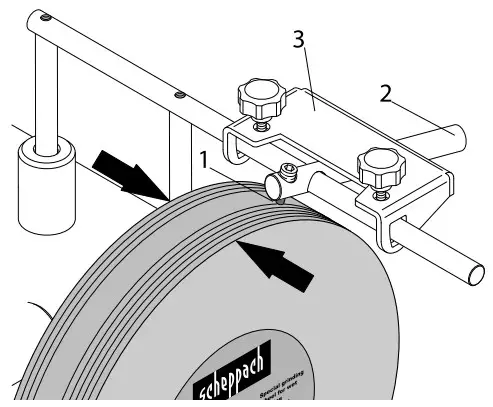 scheppach TIGER 2500 Wet Grinding Machine - FIGURE 8