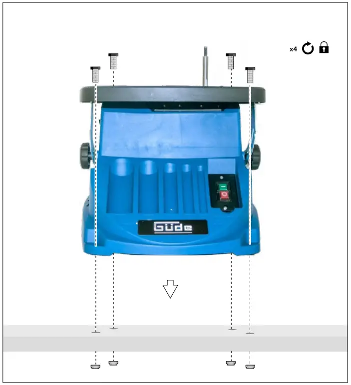Gude GSBSM 450 Spindle and Belt Sander-fig3