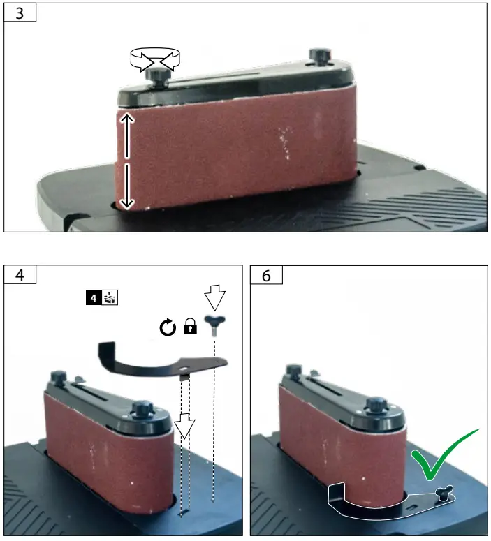 Gude GSBSM 450 Spindle and Belt Sander-fig5