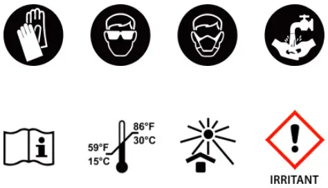 ASIGA 03569 Dental 3D Printing Resin - Safty Icon