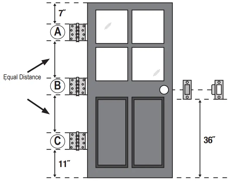 MILESCRAFT 1213 Hingemate300 For Mortising Of Interior Doors Black - 3