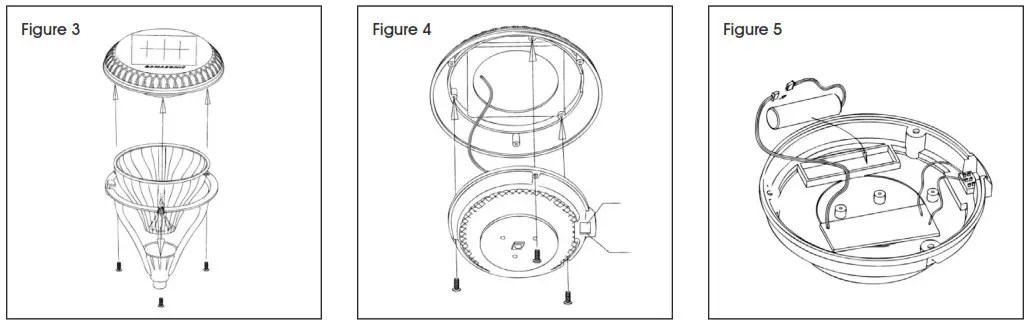 ULINE H-7239 Solar powered Pathway Light - Battery Replacement