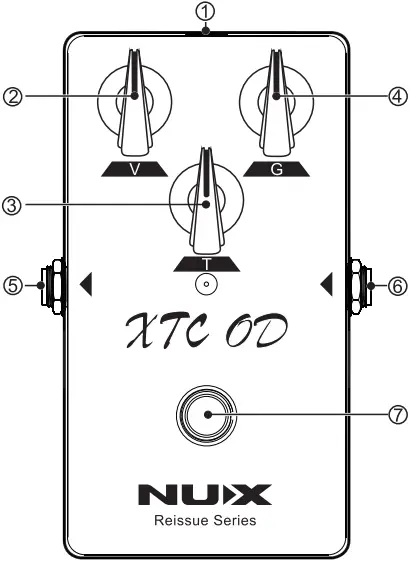 XTC OD B08JCGC8PV Guitar Effect Pedal A01