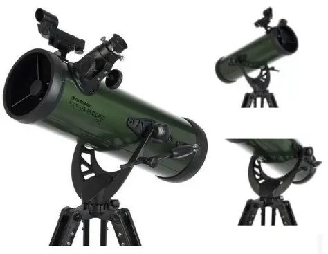 Sirius Optics Celestron Explorascope 114AZ Telescope