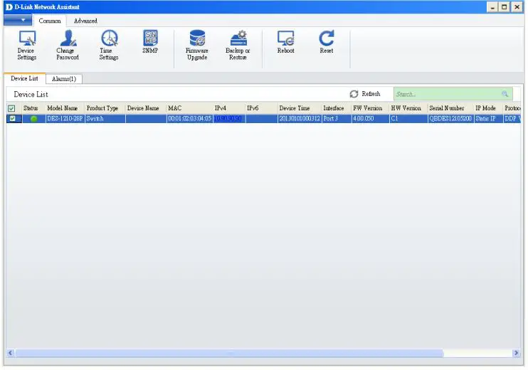 D-Link DGS-1250 A1 Series Firmware Release Notes Datasheet - Click Firmware Upgrade button