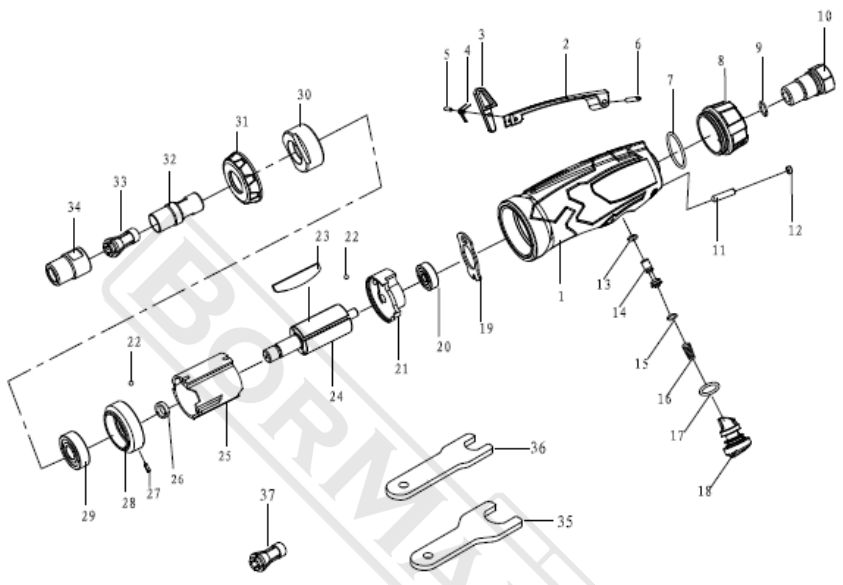 BORMANN BAT1006 Air wheel 0