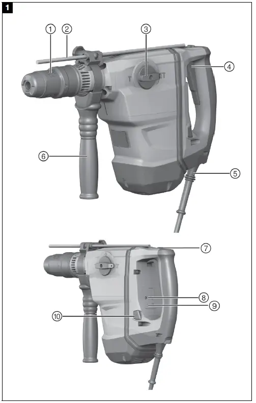 HILTI TE 60-AVR Rotary Hammer 01