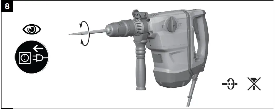 HILTI TE 60-AVR Rotary Hammer 08