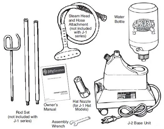 Jiffy Steamer J-1 Hat 120 Volt Pink Series - 6