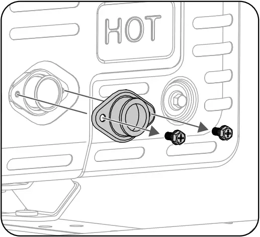dji D6000i - Cleaning the spark arrester 1