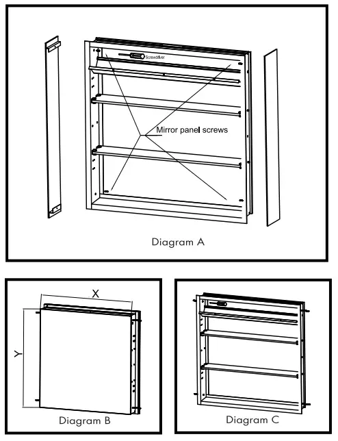 CARSOLI LMDC2432 LED Illuminated Aluminium Cabinets - fig 9