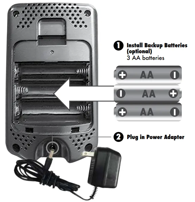 ACURITE 02029W Thermometer with Color Display Indoor - Display Unit Setup